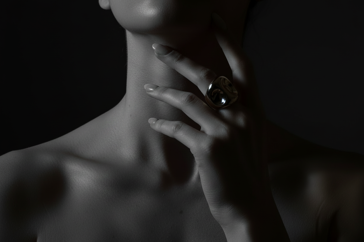 Dark Neck Close-up
